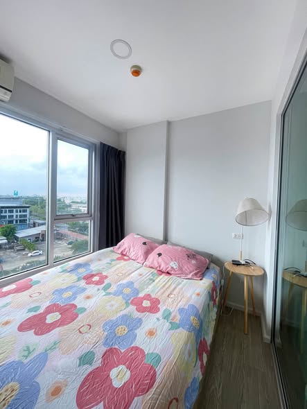 bedroom of Happy Condo Don Mueang The Terminal