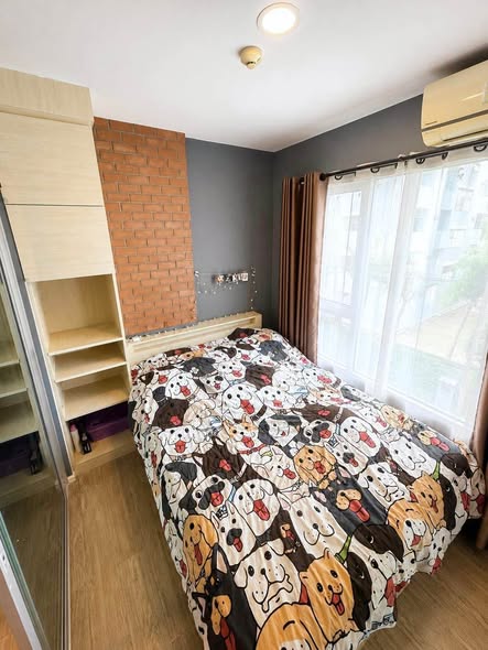 bedroom of Happy Condo Don Mueang The Terminal