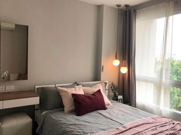 bedroom of Happy condo ladprao