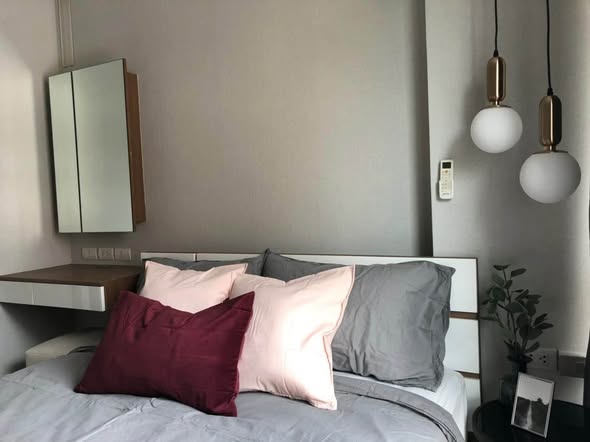 bedroom of Happy condo ladprao