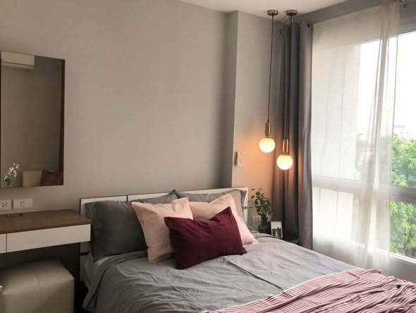 bedroom of Happy condo ladprao