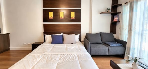 bedroom of Hillside Payap condominium 7