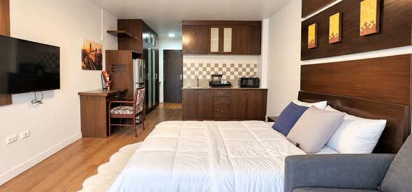 bedroom of Hillside Payap condominium 7