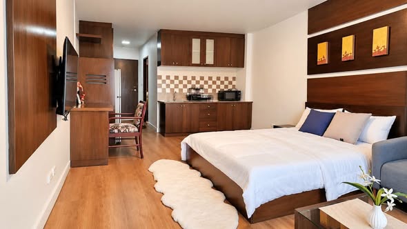 bedroom of Hillside Payap condominium 7