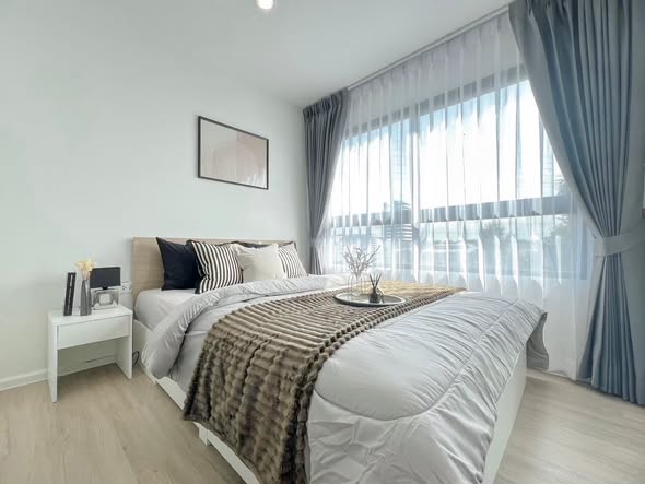 bedroom of iCondo Activ Pattanakarn