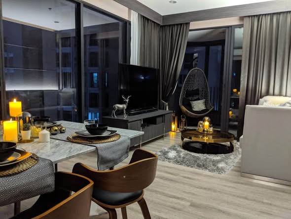 living room of Ideo Mobi Asoke