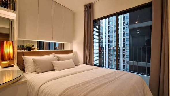 bedroom of Ideo Mobi Rama 9