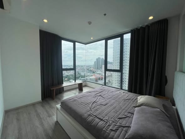 bedroom of Ideo Mobi Sukhumvit 66