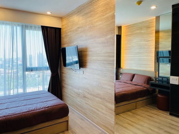 bedroom of Ideo Mobi Sukhumvit 66
