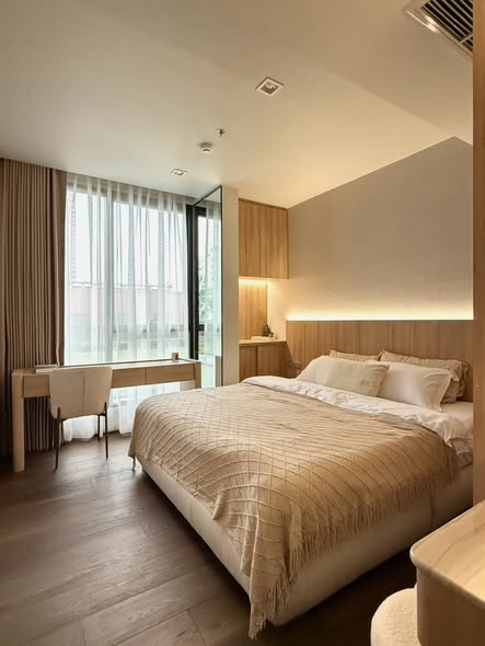 bedroom of Ideo Q Sukhumvit 36