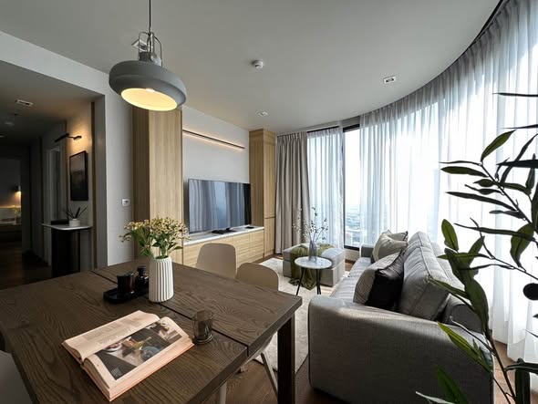 living room of Ideo Q Sukhumvit 36