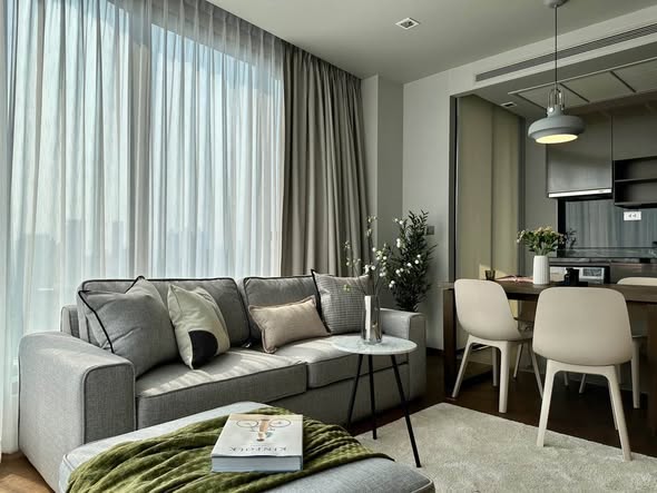 living room of Ideo Q Sukhumvit 36
