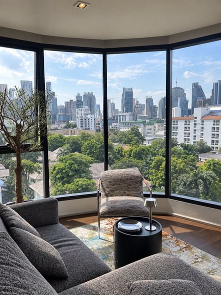 living room of Ideo Q Sukhumvit 36
