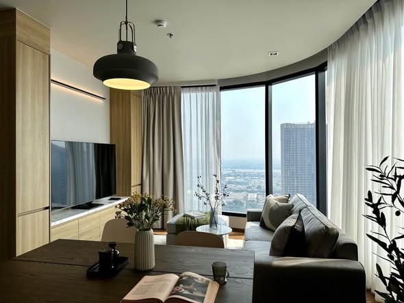 living room of Ideo Q Sukhumvit 36
