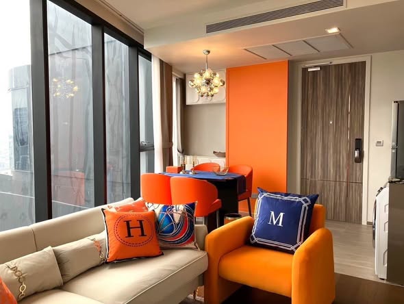 living room of Ideo Q Sukhumvit 36