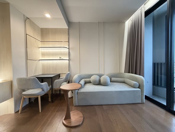 living room and bedroom of Ideo Q Sukhumvit 36