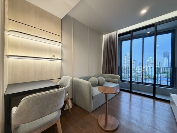living room and bedroom of Ideo Q Sukhumvit 36