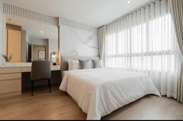 bedroom of IDEO Rama9 – Asoke