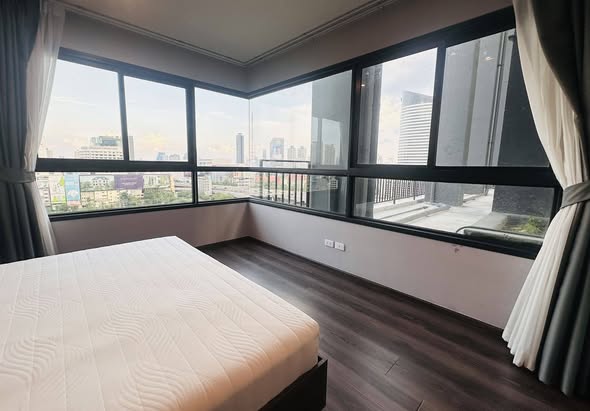 bedroom of IDEO Rama9 – Asoke