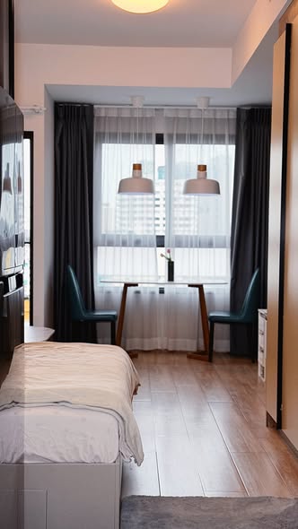 bedroom of IDEO Rama9 – Asoke