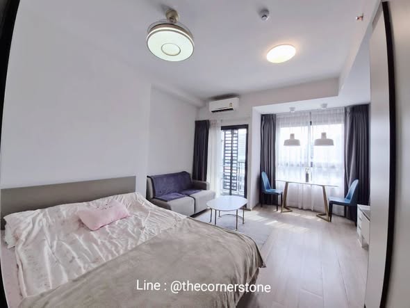 bedroom of IDEO Rama9 – Asoke