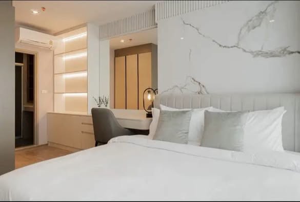 bedroom of IDEO Rama9 – Asoke