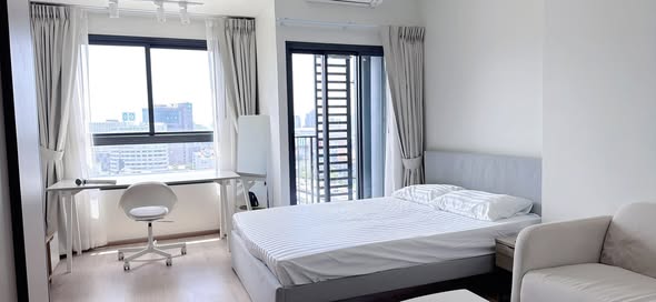 bedroom of IDEO Rama9 – Asoke
