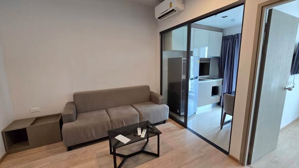 bedroom of IDEO Rama9 – Asoke