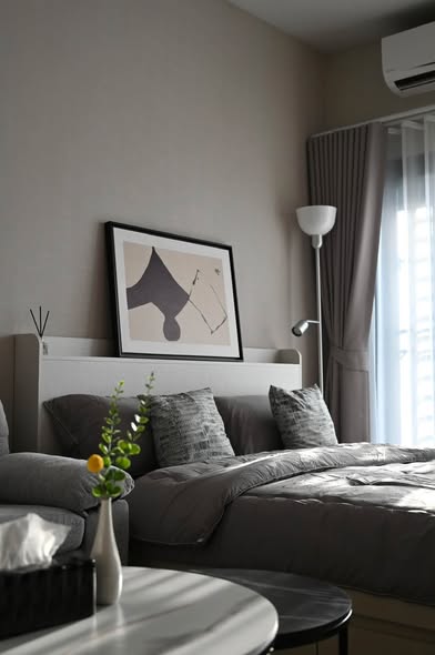 bedroom of IDEO Rama9 – Asoke