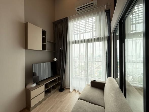 bedroom and living room of IDEO Rama9 – Asoke