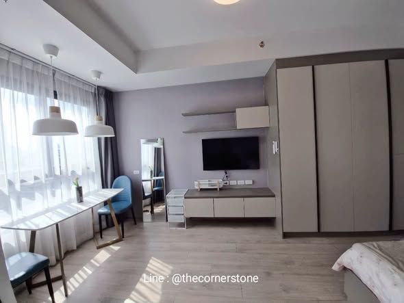 bedroom and room interior of IDEO Rama9 – Asoke