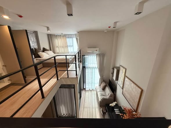 living room of IDEO Rama9 – Asoke
