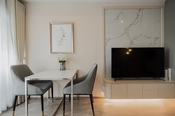 living room of IDEO Rama9 – Asoke
