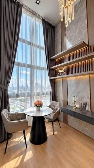 living room of IDEO Rama9 – Asoke