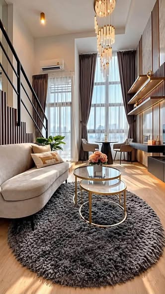 living room of IDEO Rama9 – Asoke