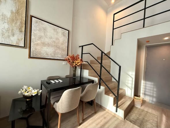 living room of IDEO Rama9 – Asoke