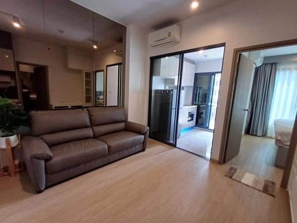 living room and bedroom and room interior of IDEO Rama9 – Asoke