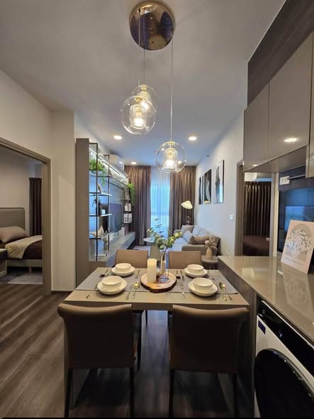 living room and room interior of IDEO Rama9 – Asoke