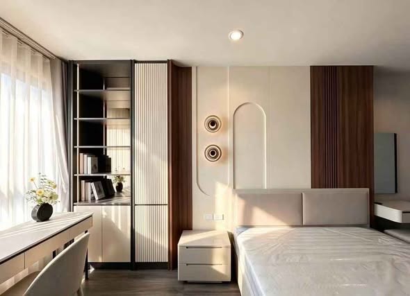 bedroom of IDEO Sukhumvit Rama 4 ไอดีโอ สุขุมวิท-พระราม 4