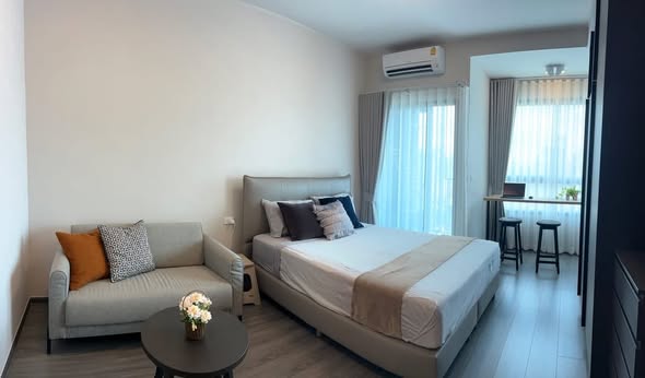bedroom of IDEO Sukhumvit Rama 4 ไอดีโอ สุขุมวิท-พระราม 4