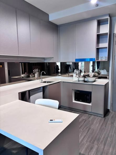 kitchen of IDEO Sukhumvit Rama 4 ไอดีโอ สุขุมวิท-พระราม 4