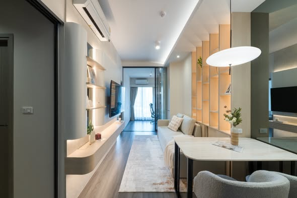 living room of IDEO Sukhumvit Rama 4 ไอดีโอ สุขุมวิท-พระราม 4