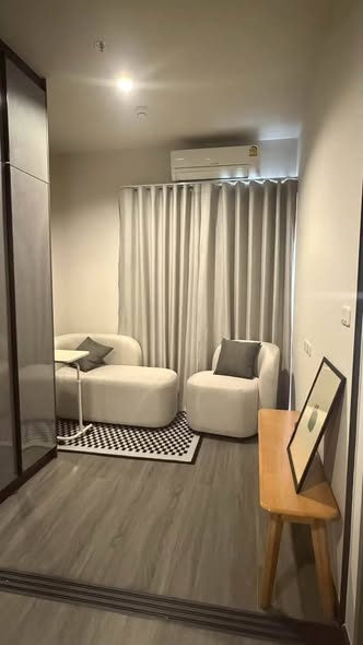 living room and bedroom and room interior of IDEO Sukhumvit Rama 4 ไอดีโอ สุขุมวิท-พระราม 4