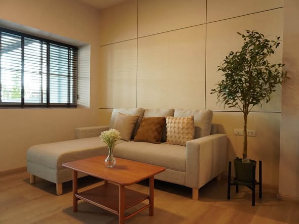 bedroom and living room and room interior of indy bangna ramkhamhaeng