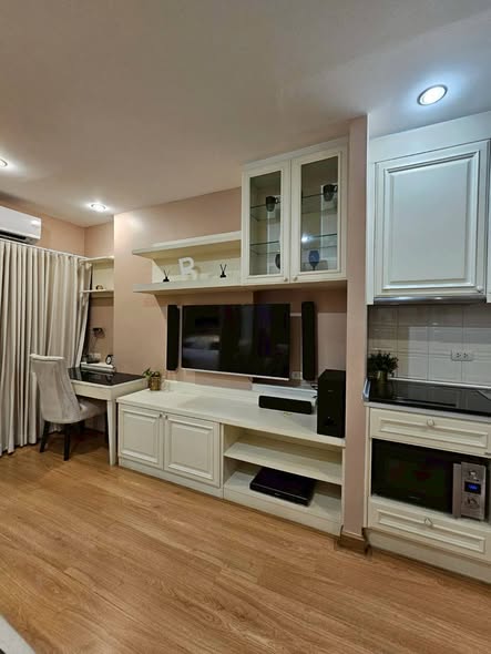 living room and kitchen of IVY River Condo