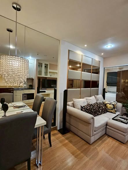 living room and room interior of IVY River Condo