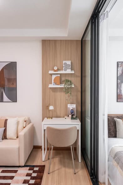 bedroom and living room and room interior of J Condo Satorn-Kallaprapruk