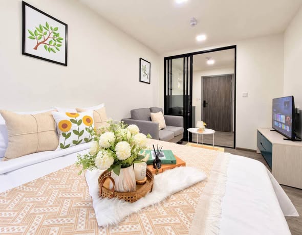 bedroom and living room of Kave TU