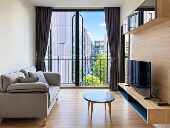 living room and room interior of Kawa Haus