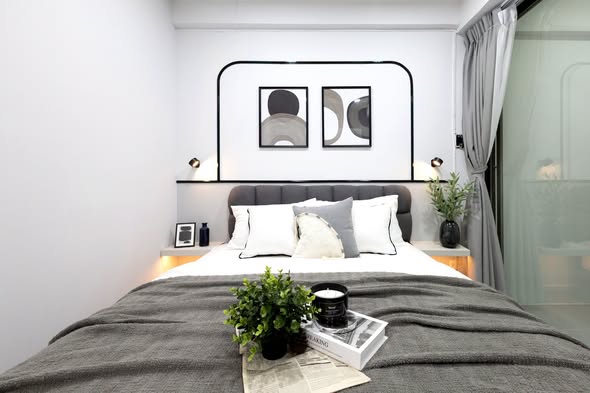 bedroom of Keerasap Mansion Ville